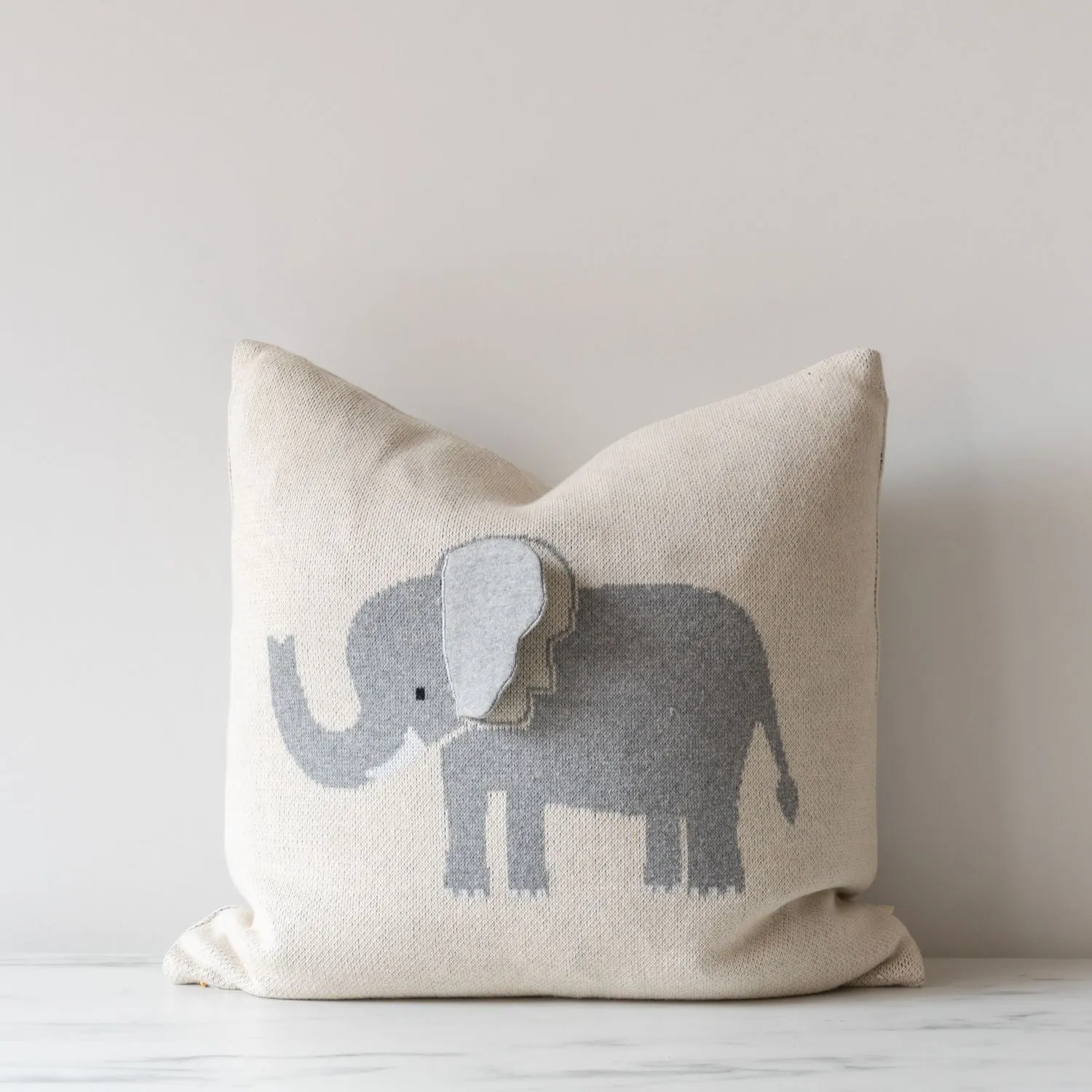 Knit Animal Children's Pillow