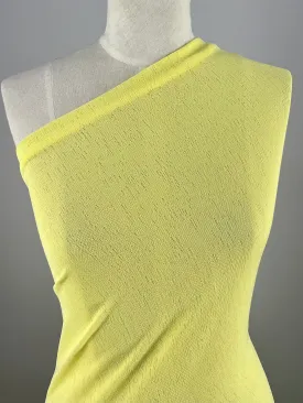 Lightweight Slub Jersey - Lemon - 150cm