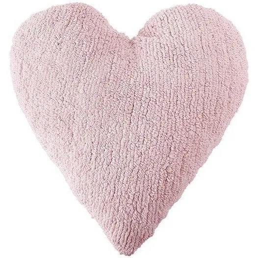 Lorena Canals Cushion Heart Pink