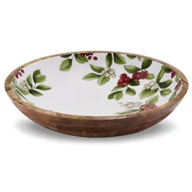 Madras Link Noelle Red Salad Bowl