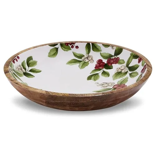 Madras Link Noelle Red Salad Bowl