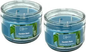 Mainstays 11.5oz Scented Candle 2-Pack (Garden Rain)