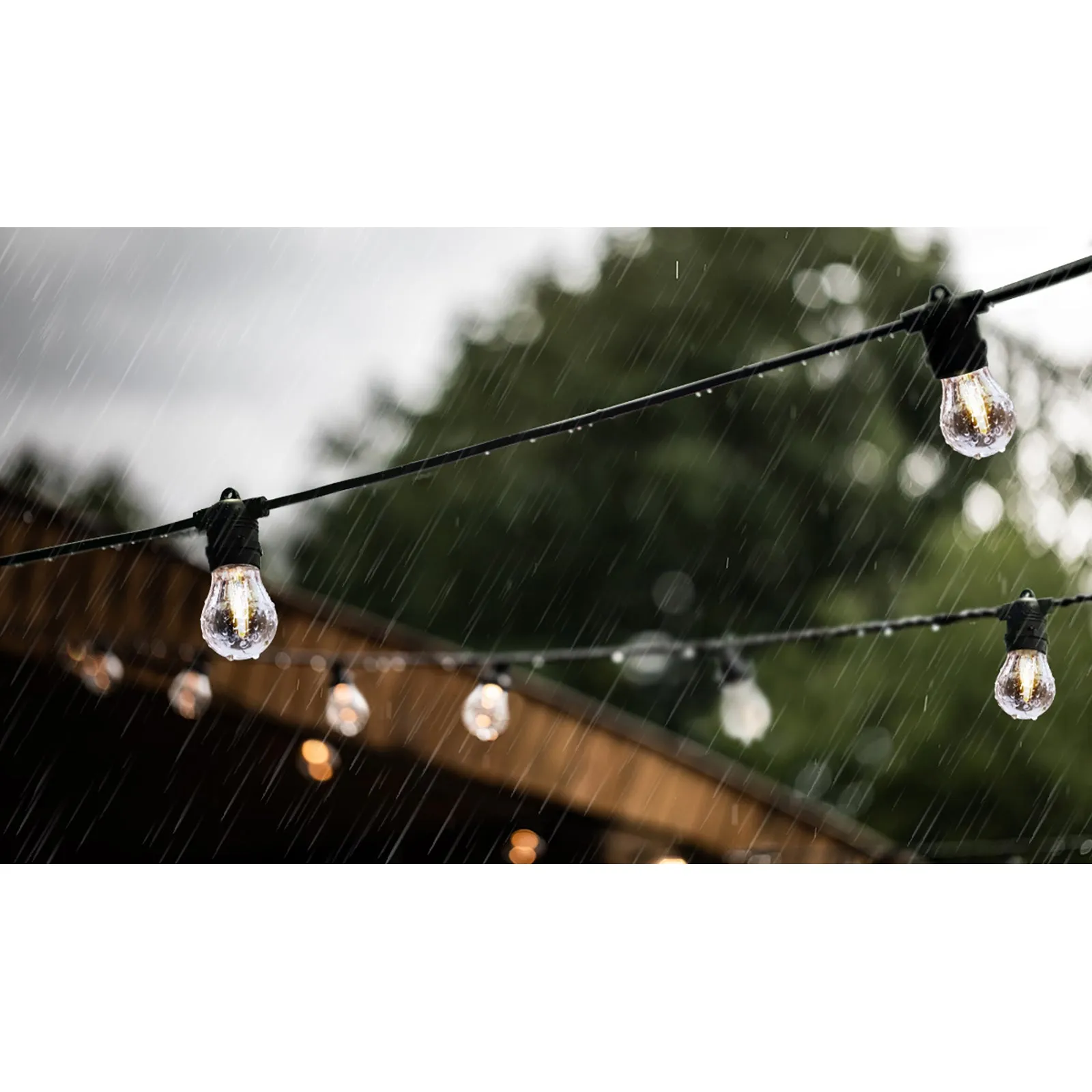 Mazam 86M Festoon String Lights LED Christmas Waterproof Wedding Party Outdoor