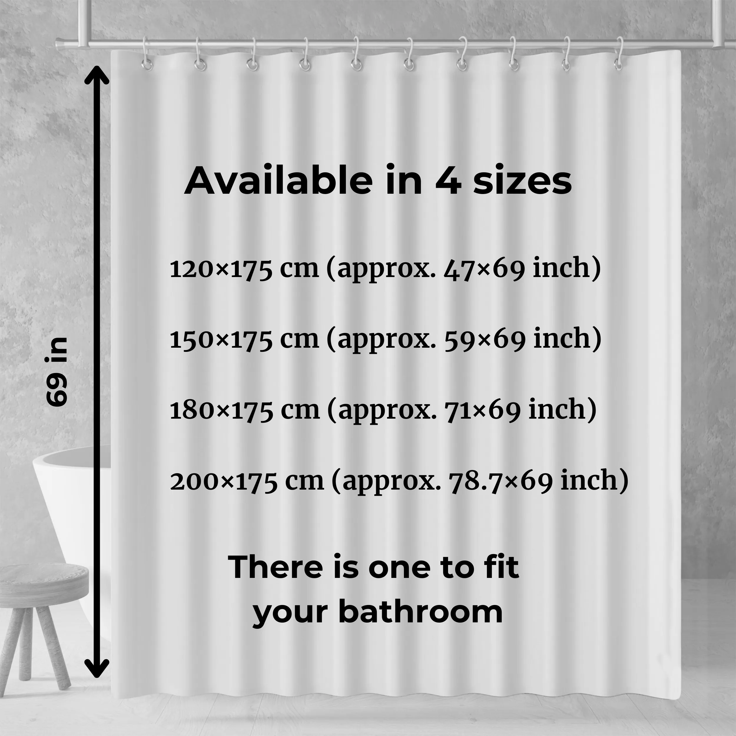 Mexican folk Art Shower Curtain | Lightweight 100% Polyester, Water and Mildew Resistant, Multiple sizes with Hooks