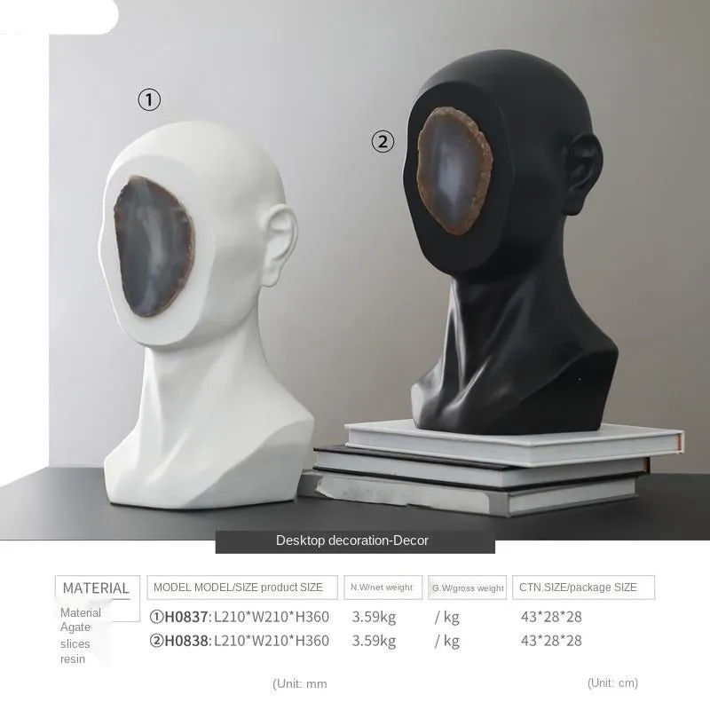 Modern Nordic Abstract Man Sculpture