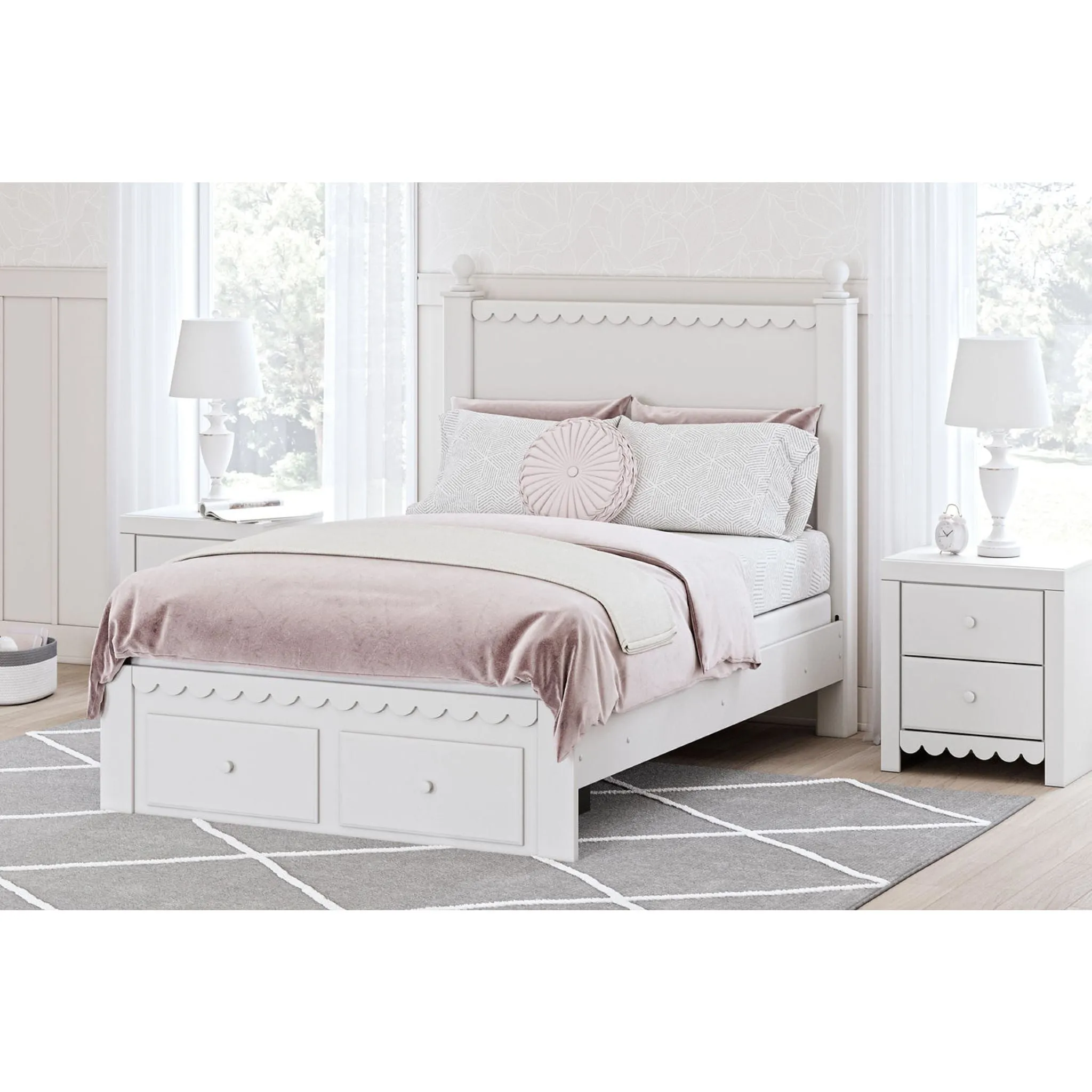 Mollviney Full Storage Bed