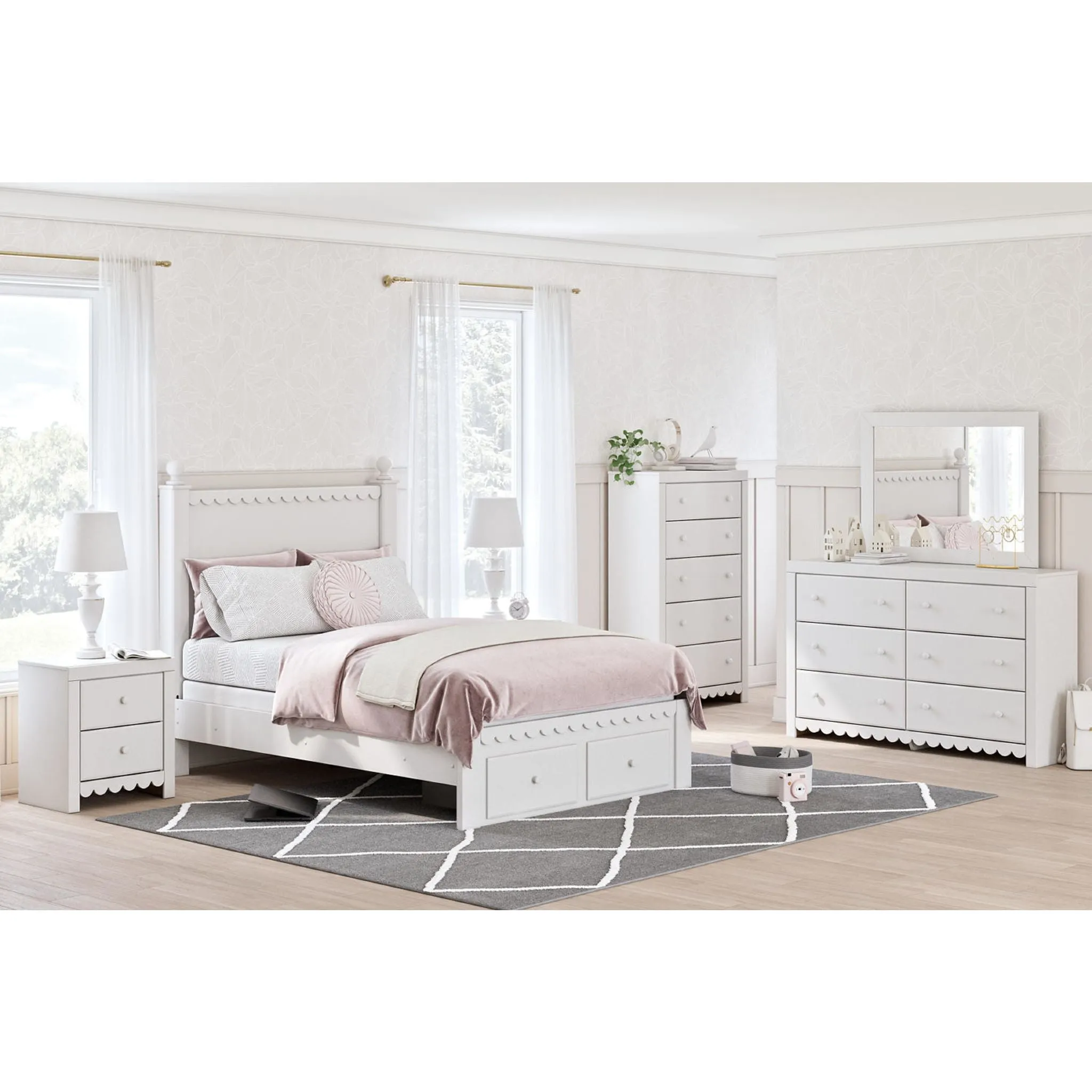 Mollviney Full Storage Bed