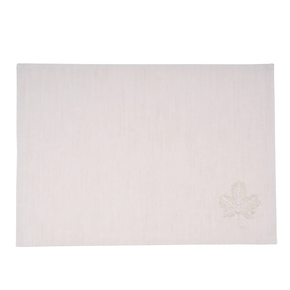 Neutral Maple Leaves Table Linens