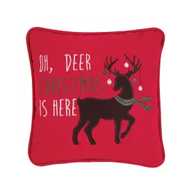 Oh Deer Christmas Mini Pillow