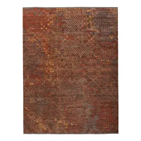 Red Stelle Contemporary Ghazni Wool Rug - 9' x 12'