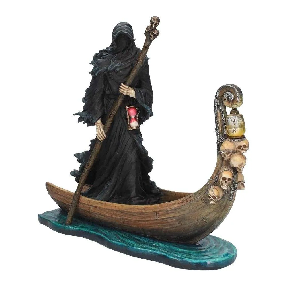 Scary Man Boat Resin Figurine Home Decor