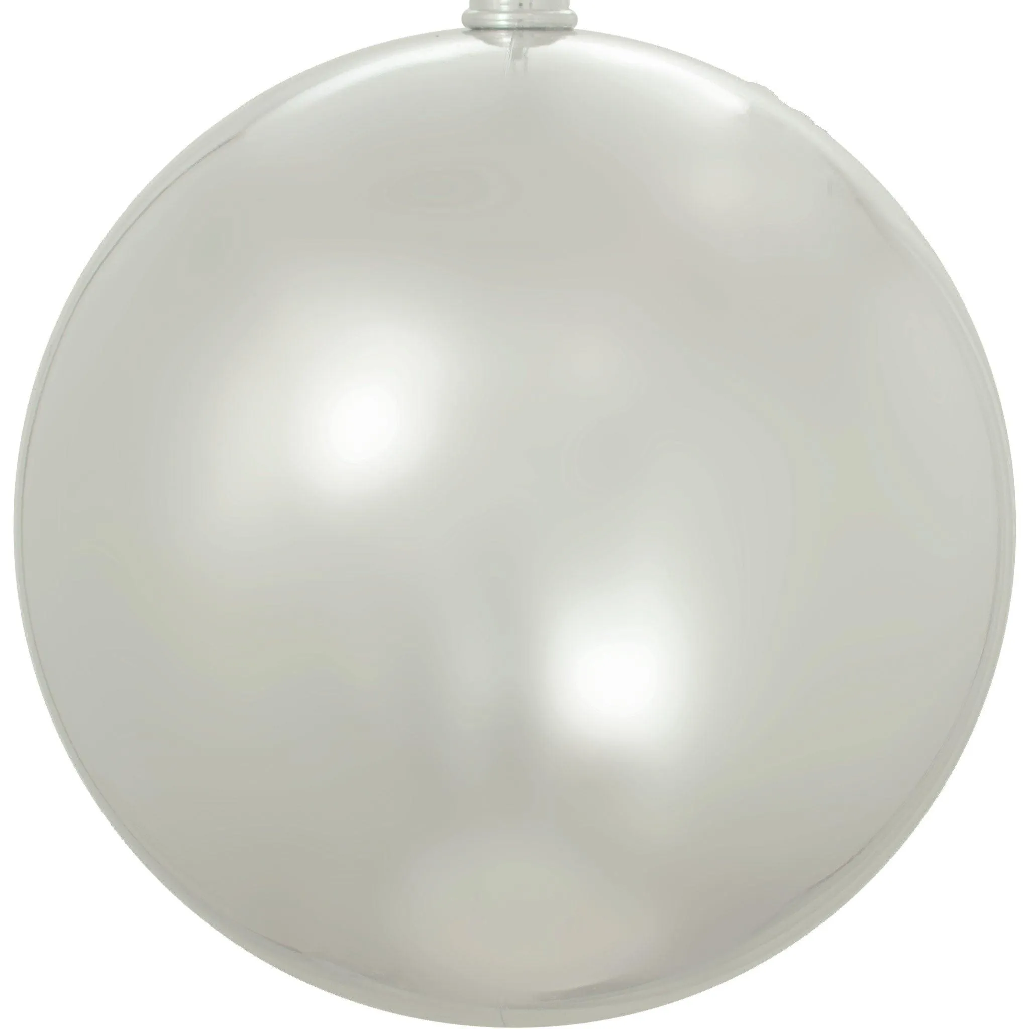 Shiny Silver Ball Ornaments