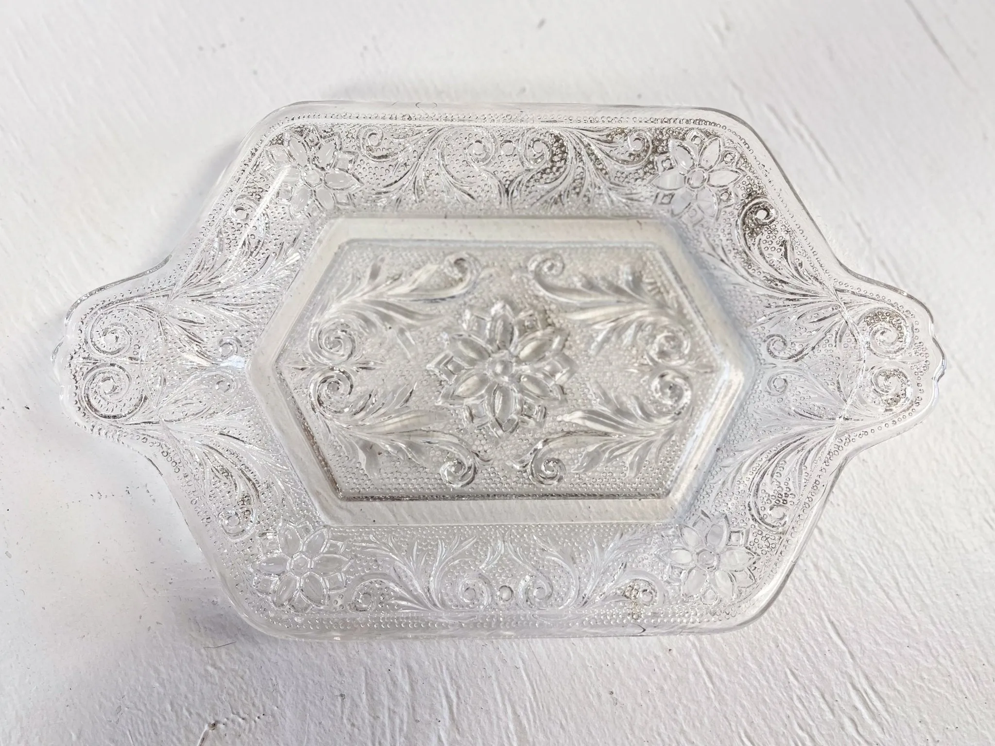 Taira Sandwich Glass Tray - Indiana Glass