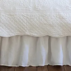 Taylor Linens Linen Voile Bed Skirt