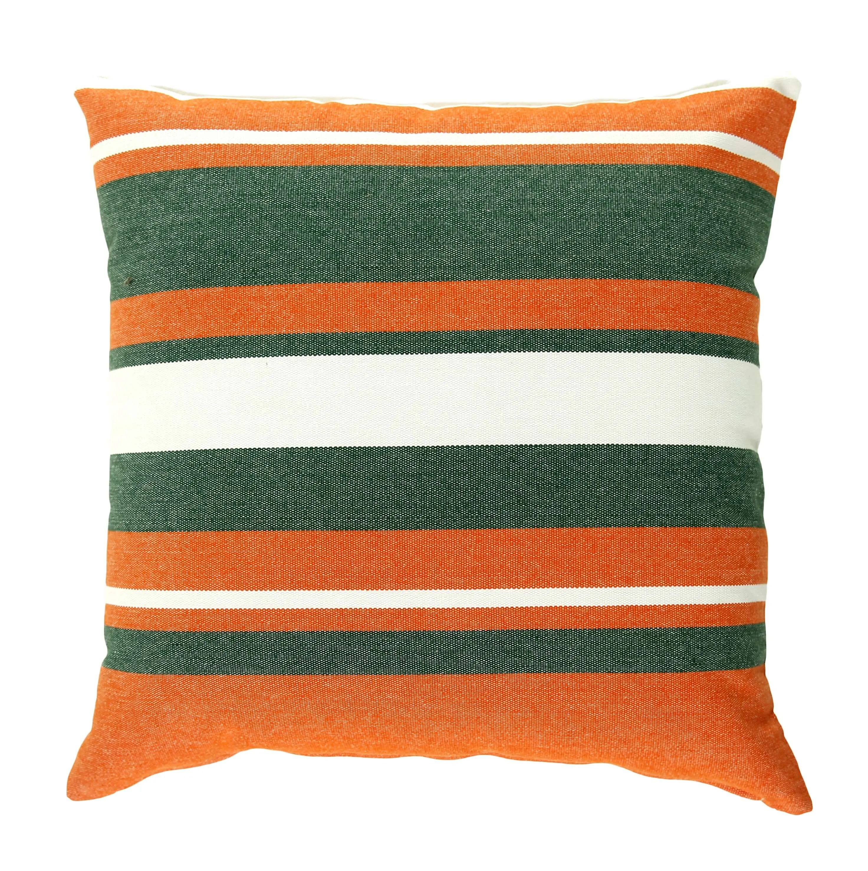 University of Miami Colors Pillow Cover | CANES PILLOW