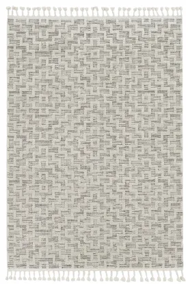 Willow 1104 Ivory Grey Geo Rug