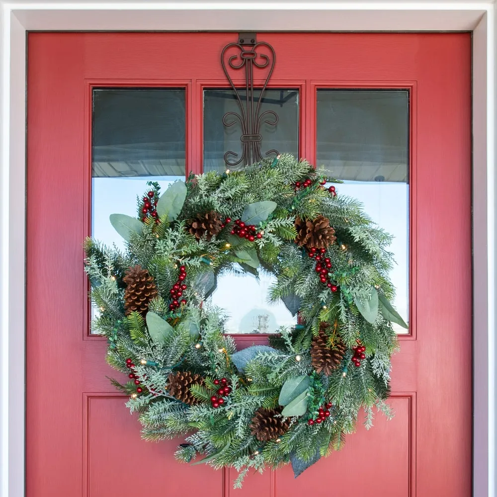 Winter Frost LED Wreath