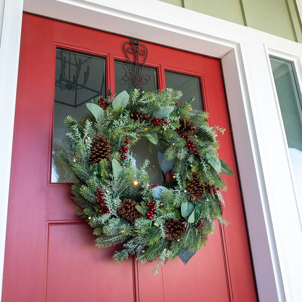 Winter Frost LED Wreath