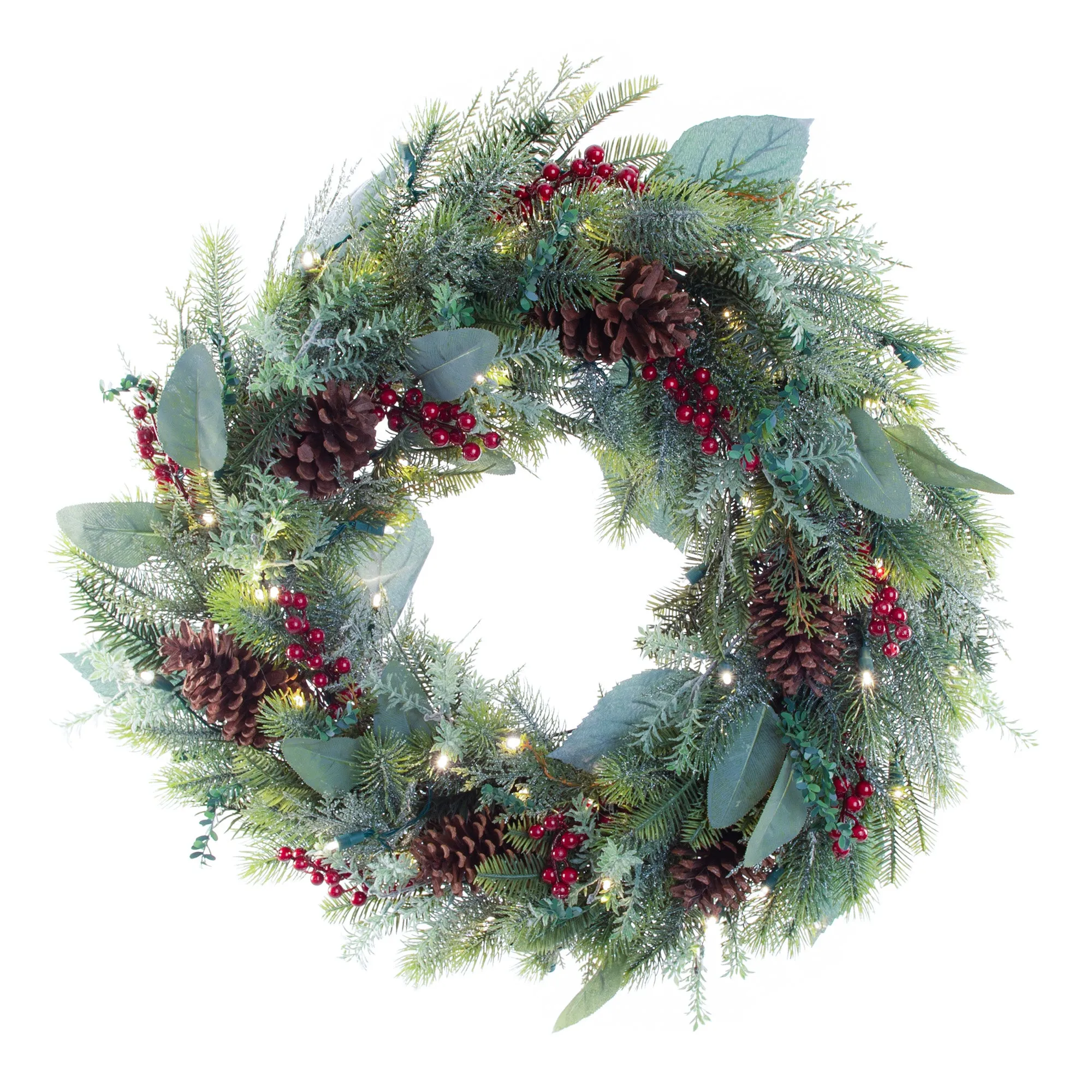 Winter Frost LED Wreath