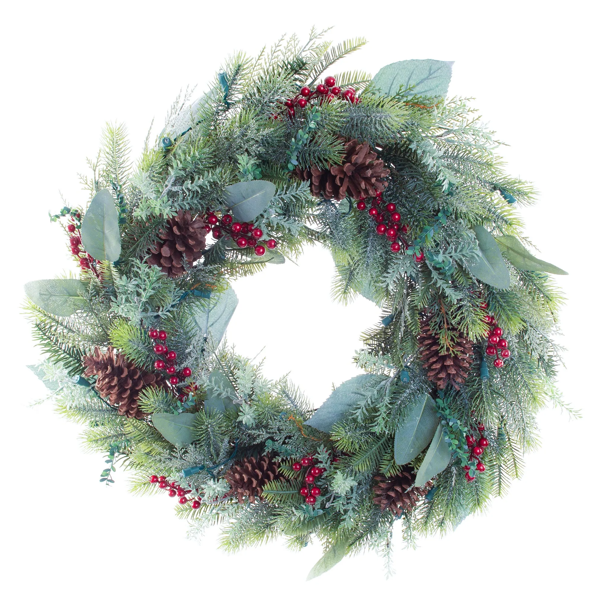 Winter Frost LED Wreath