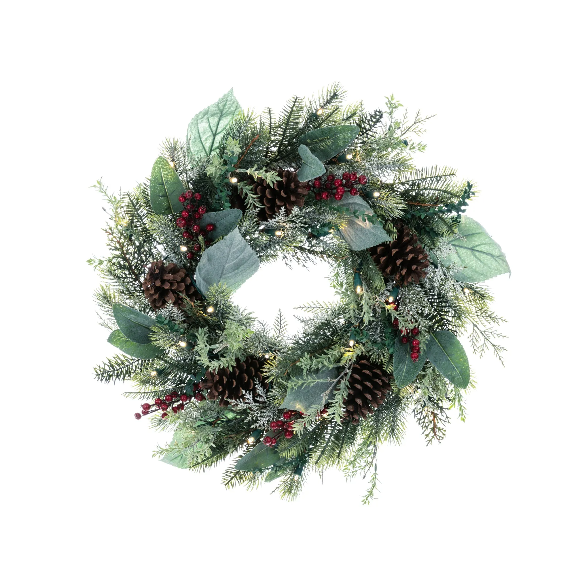 Winter Frost LED Wreath